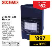 Goldair 3 Panel Gas Heater