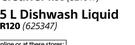 Clean Day 5Ltr Dishwash Liquid