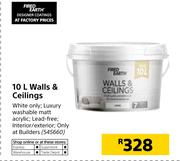 Fired Earth 10Ltr Walls & Ceilings