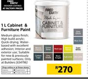 Fired Earth 1Ltr Cabinet & Furniture Paint