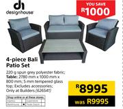 Design House 4 Piece Bali Patio Set