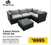 Design House 3 Piece Verona Corner Set