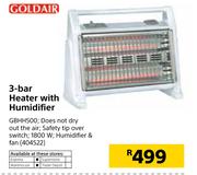 Goldair 3 Bar Heater With Humidifier