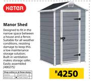 Keter Manor Shed 