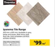 Trento Ipanema Tile Range-430mm x 430mm Per Sqm