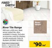 Fired Earth River Tile Range-430mmX430mm