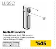 Lusso Tronto Basin Mixer