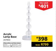 Acrylic Lamp Base