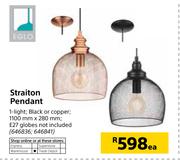 Eglo Straiton Pendant-Each