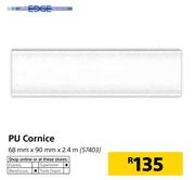 Edge PU Cornice-68mm x 90mm x 2.4m