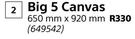Design House Big 5 Canvas-650mm x 920mm