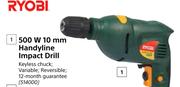 Ryobi 500W 10mm Handyline Impact Drill-Each