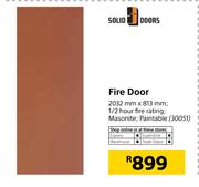 Solid Door Fire Door-2032mmX813mm