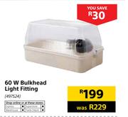 Bulkhead 60W Light Fitting