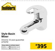 Builders Style Basin Mixer