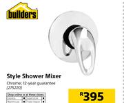 Builders Style Shower Mixer