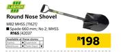 Lasher Round Nose Shovel-MB2 MHSS
