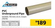 PVC Underground Pipe 