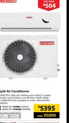 Goldair Split Air Conditioner 12000 BTU