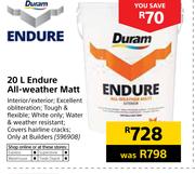 Duram Endure 20Ltr All Weather Matt