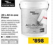 Fired Earth 20Ltr All In One Primer