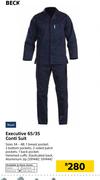 Beck Executive 65/35 Conti Royal Suit Sizes 34-48