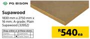 PG Bison Supawood-1830mm X 2750mm X 16mm