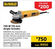 Dewalt 730W 115mm Angle Grinder DWE4010