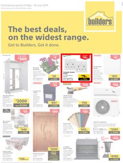 Builders Inland : The Best Deals On The Widest Range (21 May - 16 June 2019), page 1