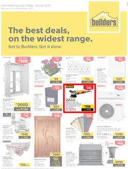 Builders Inland : The Best Deals On The Widest Range (21 May - 16 June 2019), page 1