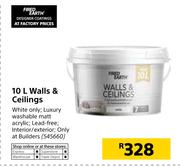 Fired Earth 10Ltr Walls & Ceilings