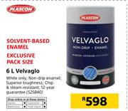 Plascon 6Ltr Velvaglo Solvent Based Enamel
