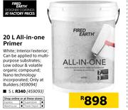 Fired Earth 5Ltr All In One Primer