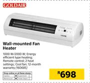 Goldair Wall Mounted Fan Heater