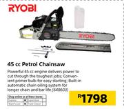 Ryobi 45cc Petrol Chainsaw