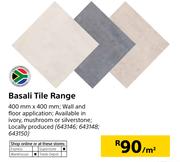 Basali Tile Range-400mm x 400mm Per Sqm