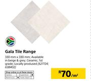 Gala Tile Range-330mm x 330mm Per Sqm