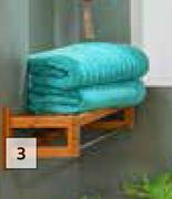 Lusso Towel Rack And Rail Mount (Bamboo)