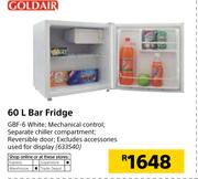 GoldAir 60Ltr Bar Fridge GBF-6