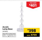 Acrylic Lamp Base