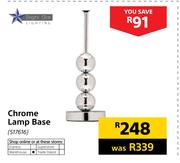 Brightstar Chrome Lamp Base