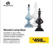 Designhouse Wooden Lamp Base-Each