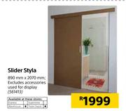Slider Styla 890mm x 2070mm