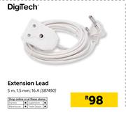 Digitech 16A Extension Lead 5m, 1.5mm