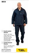 Beck Conti Trouser Denim Sizes 32-46