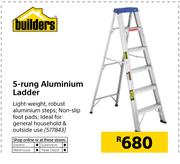 Builders 5-Rung Aluminium Ladder