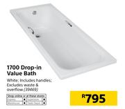 1700 Drop In Value Bath