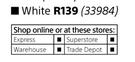 PG Bison Masonite White 3.2mm x 2440mm x 1220mm