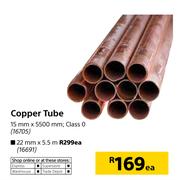 Copper Tube 22mmX5.5m-Each