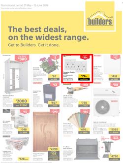 Builders PE : The Best Deals On The Widest Range (21 May - 16 June 2019), page 1